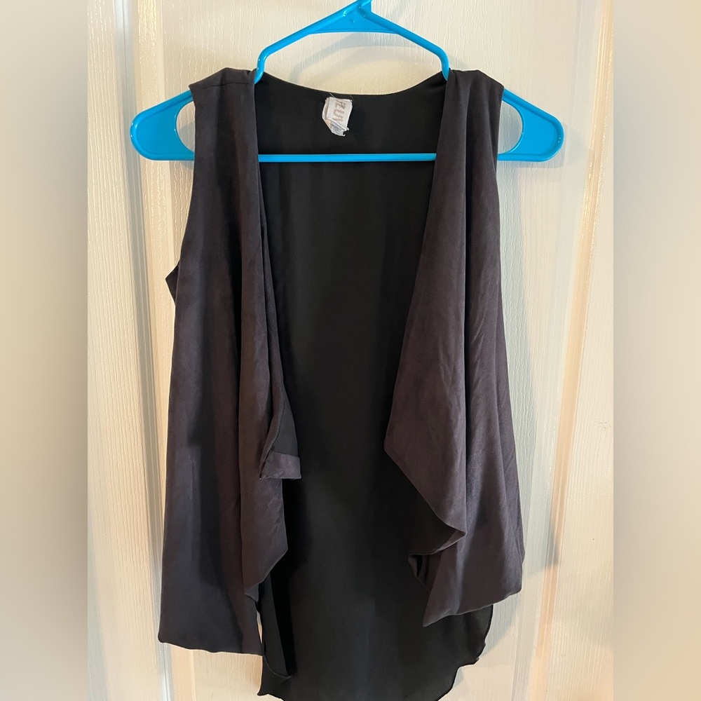 Tru Luv - Girls L Vest with Suede